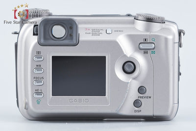 【中古】CASIO カシオ QV-4000 シルバー コンパクトデジタルカメラ