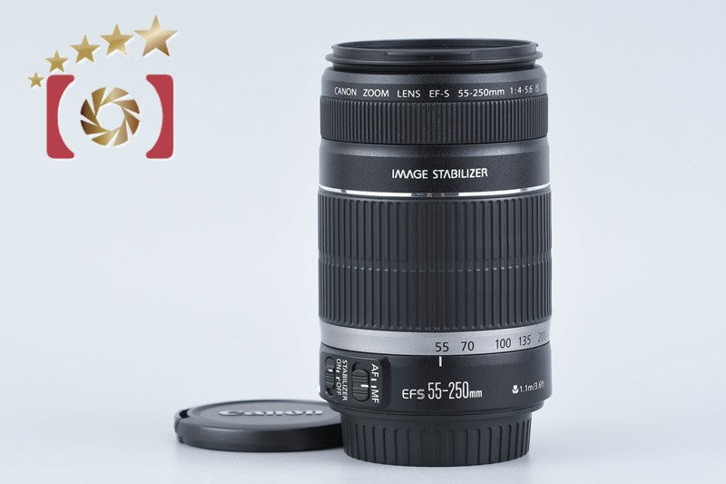 【中古】Canon キヤノン EF-S 55-250mm f/4-5.6 IS