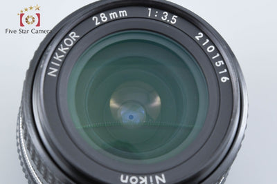 【中古】Nikon ニコン Ai-S NIKKOR 28mm f/3.5