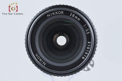 【中古】Nikon ニコン Ai-S NIKKOR 28mm f/3.5