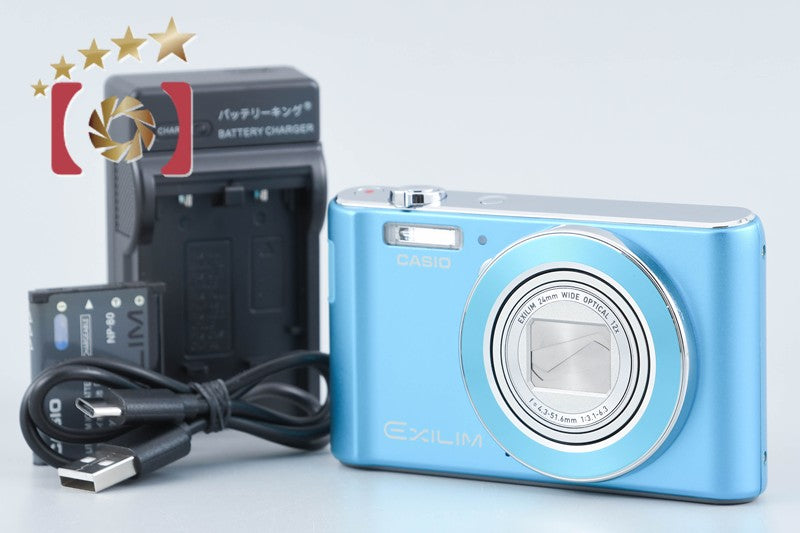 【中古】CASIO カシオ EXILIM EX-ZS210 ブルー コンパクトデジタルカメラ