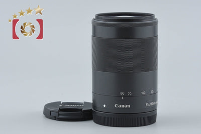 【中古】Canon キヤノン EF-M 55-200mm f/4.5-6.3 IS STM ブラック