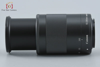 【中古】Canon キヤノン EF-M 55-200mm f/4.5-6.3 IS STM ブラック
