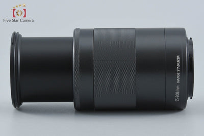 【中古】Canon キヤノン EF-M 55-200mm f/4.5-6.3 IS STM ブラック