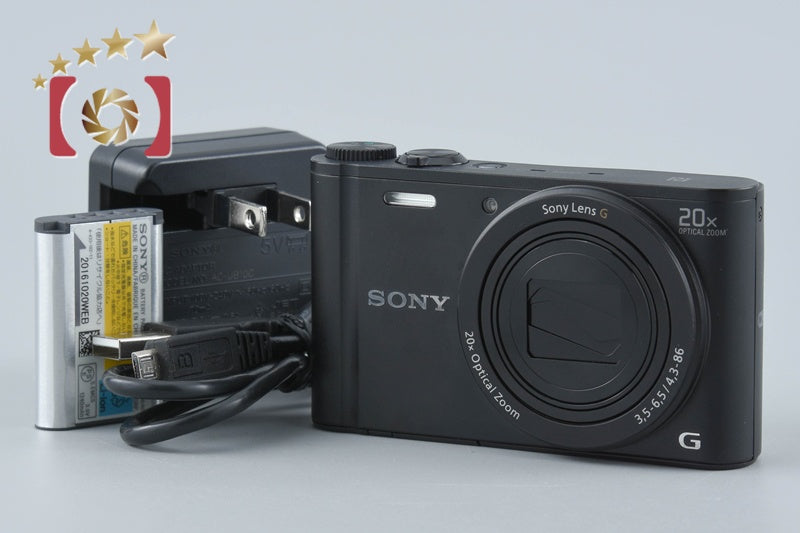 【中古】SONY ソニー Cyber-shot DSC-WX350 ブラック コンパクトデジタルカメラ 多言語対応