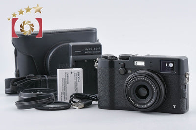 【中古】FUJIFILM 富士フイルム X100T ブラック コンパクトデジタルカメラ シャッター回数僅少