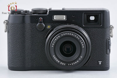 【中古】FUJIFILM 富士フイルム X100T ブラック コンパクトデジタルカメラ シャッター回数僅少