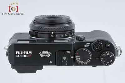 【中古】FUJIFILM 富士フイルム X100T ブラック コンパクトデジタルカメラ シャッター回数僅少