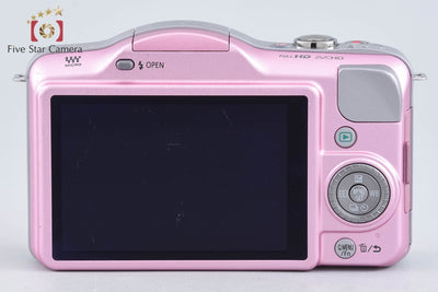 【中古】Panasonic パナソニック LUMIX DMC-GF3 フェアリーピンク 電動ズームレンズキット シャッター回数僅少