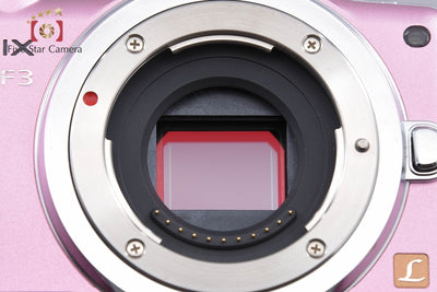 【中古】Panasonic パナソニック LUMIX DMC-GF3 フェアリーピンク 電動ズームレンズキット シャッター回数僅少
