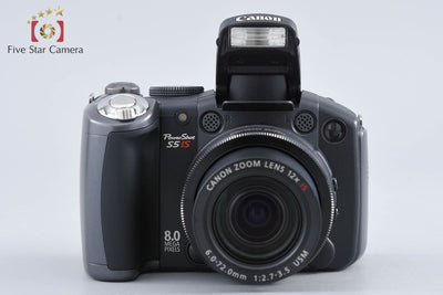 【中古】Canon キヤノン PowerShot S5 IS ブラック コンパクトデジタルカメラ