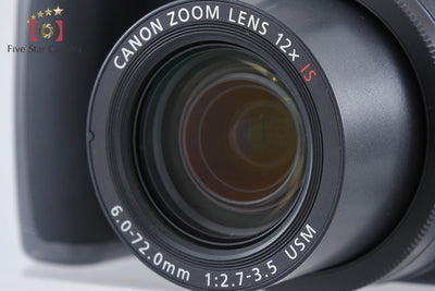 【中古】Canon キヤノン PowerShot S5 IS ブラック コンパクトデジタルカメラ