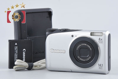 【中古】Canon キヤノン PowerShot A2200 シルバー コンパクトデジタルカメラ