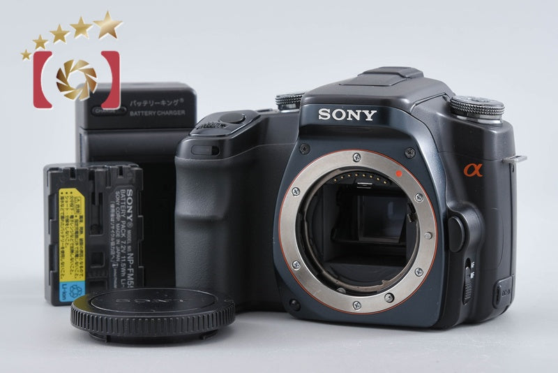 【中古】SONY ソニー α100 DSLR-A100 ブラック デジタル一眼レフカメラ