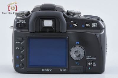 【中古】SONY ソニー α100 DSLR-A100 ブラック デジタル一眼レフカメラ