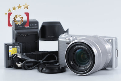 【中古】SONY ソニー α NEX-5 ズームレンズキット シルバー