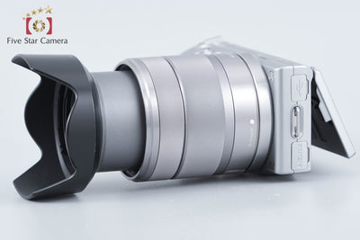 【中古】SONY ソニー α NEX-5 ズームレンズキット シルバー