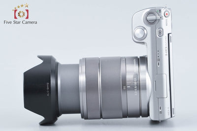 【中古】SONY ソニー α NEX-5 ズームレンズキット シルバー