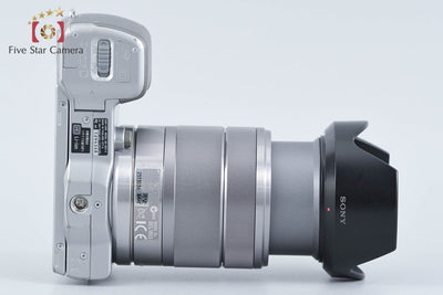 【中古】SONY ソニー α NEX-5 ズームレンズキット シルバー
