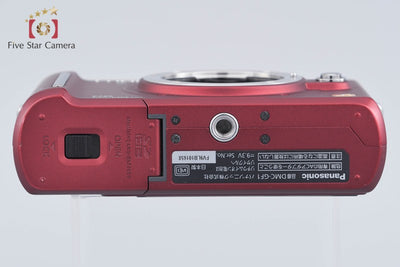 【中古】Panasonic パナソニック LUMIX DMC-GF1 アーバンレッド ミラーレス一眼カメラ