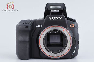 【中古】SONY ソニー α200 DSLR-A200 ブラック デジタル一眼レフカメラ