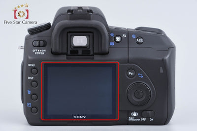 【中古】SONY ソニー α200 DSLR-A200 ブラック デジタル一眼レフカメラ