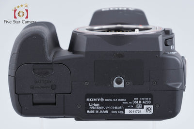 【中古】SONY ソニー α200 DSLR-A200 ブラック デジタル一眼レフカメラ