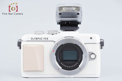 【中古】OLYMPUS オリンパス PEN Lite E-PL7 EZ ダブルズームキット ホワイト シャッター回数僅少