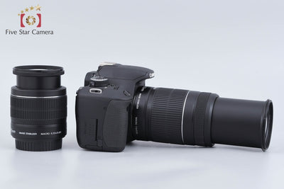 【中古】Canon キヤノン EOS Kiss X5 ダブルズームレンズキット シャッター回数僅少