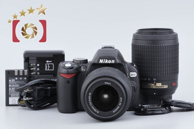 【中古】Nikon ニコン D60 ダブルズームキット シャッター回数僅少