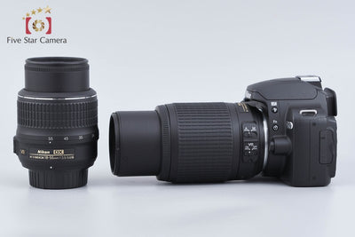 【中古】Nikon ニコン D60 ダブルズームキット シャッター回数僅少