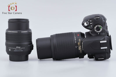 【中古】Nikon ニコン D60 ダブルズームキット シャッター回数僅少
