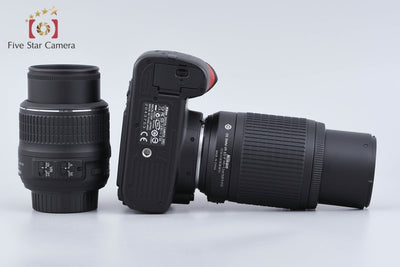 【中古】Nikon ニコン D60 ダブルズームキット シャッター回数僅少