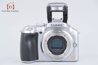 【中古】Panasonic パナソニック LUMIX G DMC-G5 シルバー レンズキット シャッター回数僅少 元箱付き