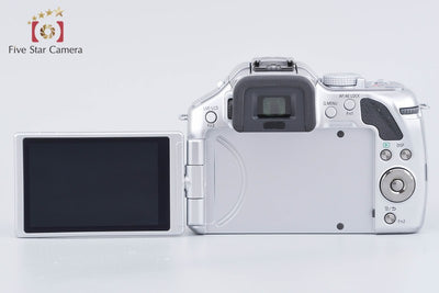 【中古】Panasonic パナソニック LUMIX G DMC-G5 シルバー レンズキット シャッター回数僅少 元箱付き