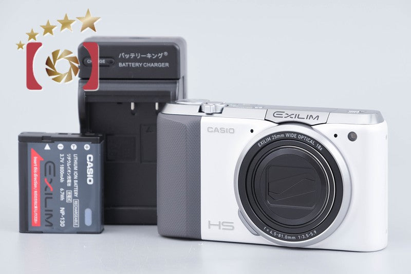 【中古】CASIO カシオ HIGH SPEED EXILIM EX-ZR700 ホワイト コンパクトデジタルカメラ