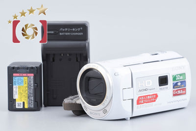 【中古】SONY ソニー HDR-PJ390 プレミアムホワイト デジタルビデオカメラ