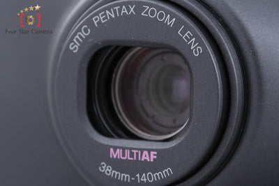 【中古】PENTAX ペンタックス ESPIO 140 ブラック コンパクトフィルムカメラ