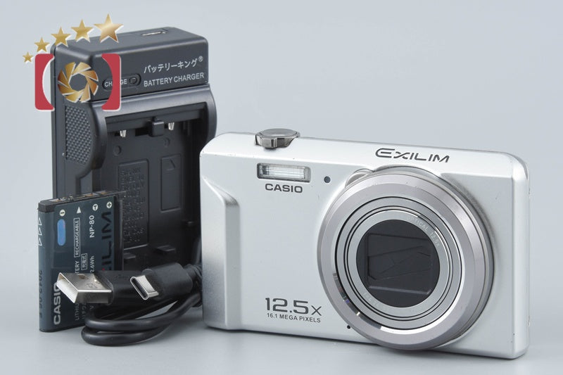 【中古】CASIO カシオ EXILIM EX-ZS160 シルバー コンパクトデジタルカメラ