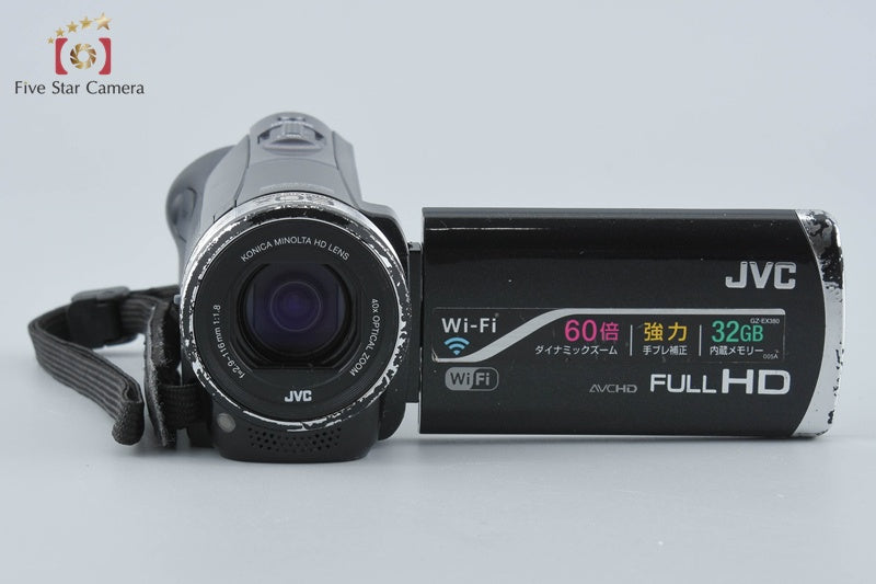中古】JVC ケンウッド Everio GZ-EX380 ブラック デジタルビデオカメラ