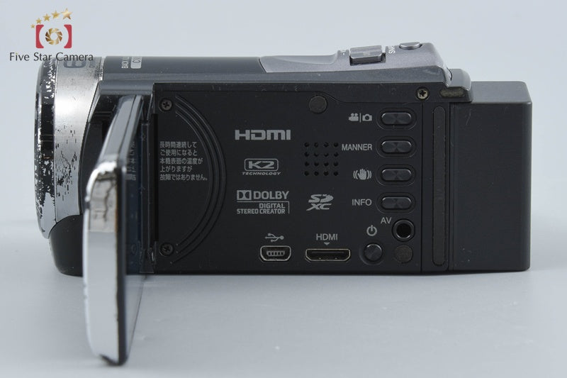中古】JVC ケンウッド Everio GZ-EX380 ブラック デジタルビデオカメラ