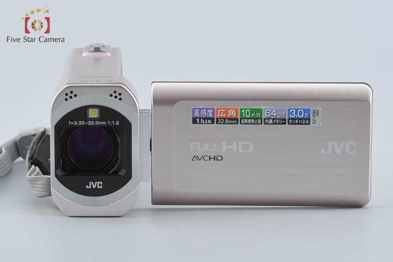 中古】JVC ケンウッド Everio GZ-V590 ピンクゴールド デジタルビデオ