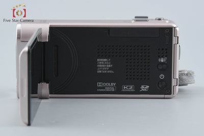 【中古】JVC ケンウッド Everio GZ-V590 ピンクゴールド デジタルビデオカメラ