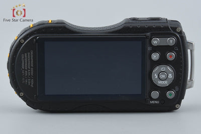 【中古】RICOH リコー PENTAX ペンタックス WG-3 オレンジ 防水アクションカメラ シャッター回数僅少