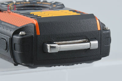 【中古】RICOH リコー PENTAX ペンタックス WG-3 オレンジ 防水アクションカメラ シャッター回数僅少
