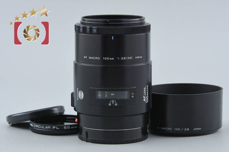 【中古】MINOLTA ミノルタ AF MACRO 100mm f/2.8 旧タイプ