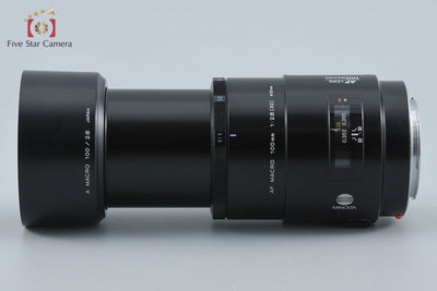【中古】MINOLTA ミノルタ AF MACRO 100mm f/2.8 旧タイプ