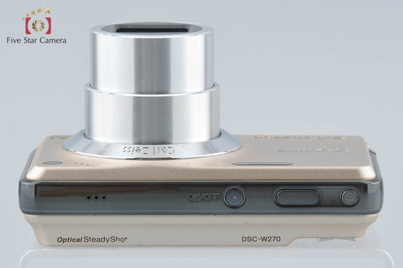 中古】SONY ソニー Cyber-shot DSC-W270 ゴールド デジタルスチル