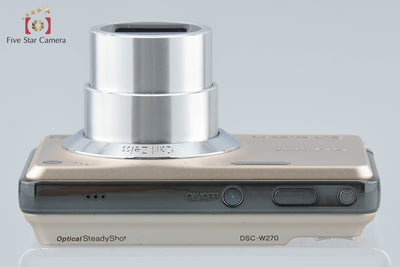 【中古】SONY ソニー Cyber-shot DSC-W270 ゴールド デジタルスチルカメラ