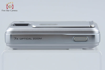 【中古】CASIO カシオ EXILIM Hi-ZOOM EX-V8 シルバー コンパクトデジタルカメラ 元箱付き